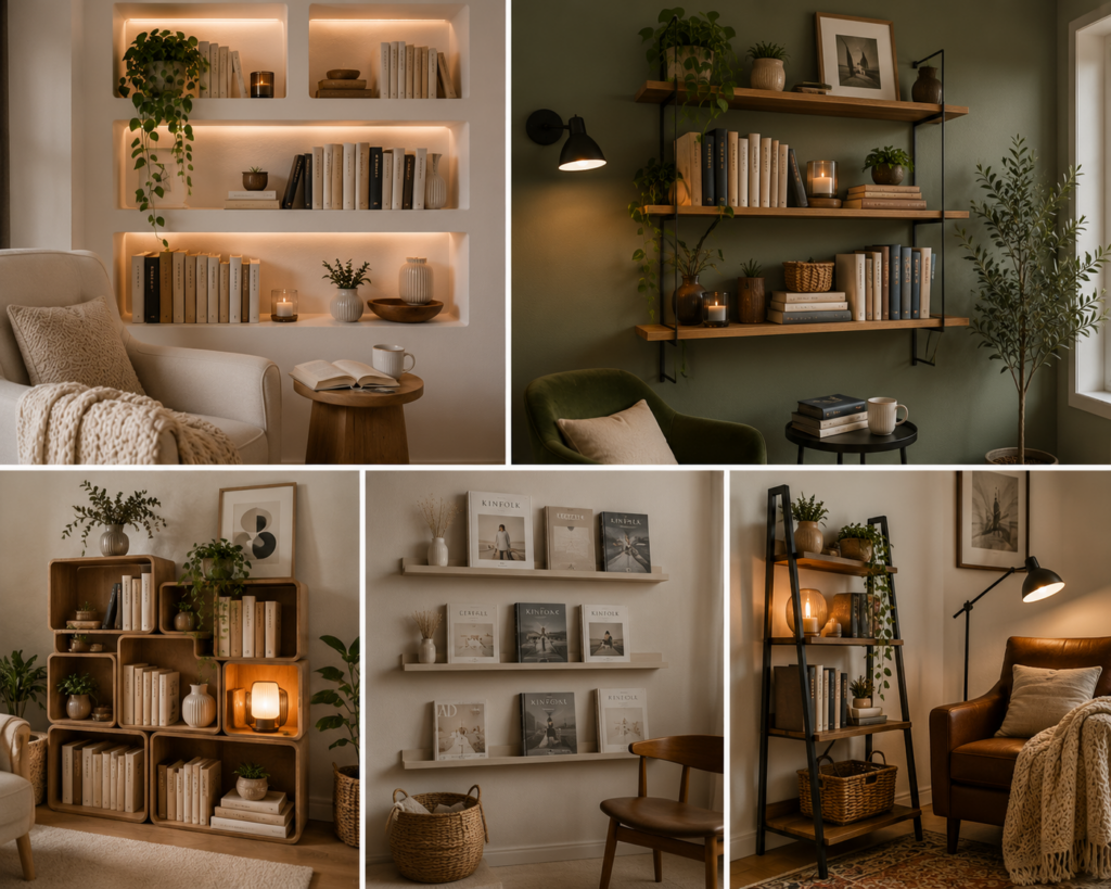 DIY čtecí koutek: malý útulný prostor, který promění celý byt