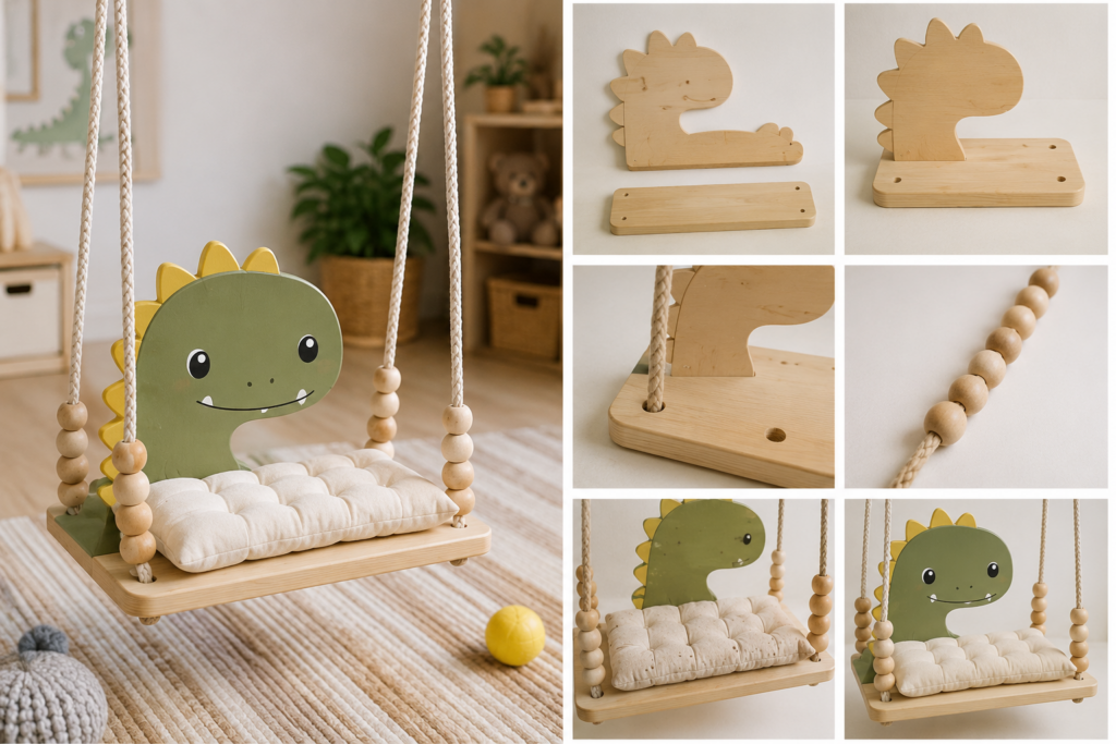 DIY zvířecí houpačky pro malé i velké – radost pro celou rodinu!
