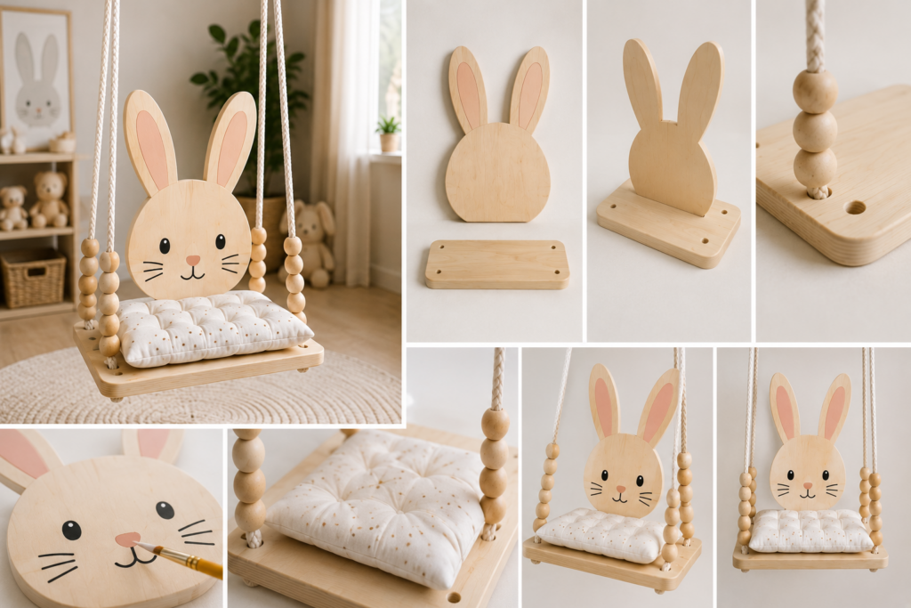 DIY zvířecí houpačky pro malé i velké – radost pro celou rodinu!
