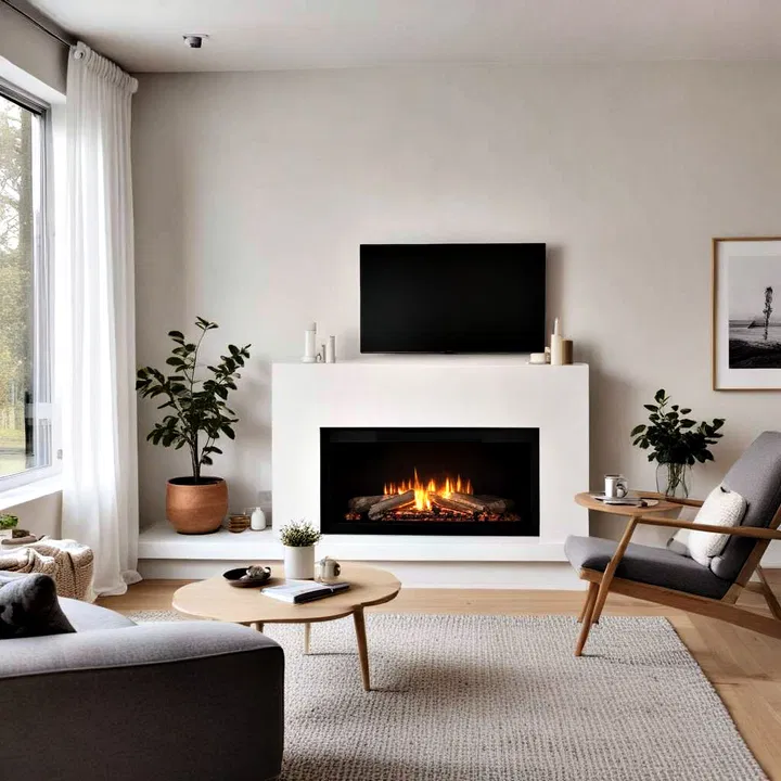 Elektrický krb s televizí: stylová dominanta moderního obývacího pokoje