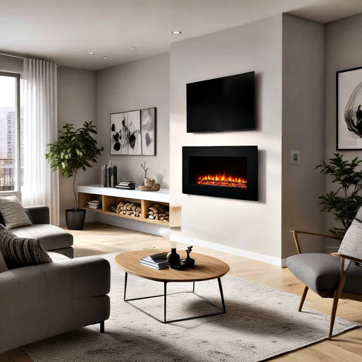 Elektrický krb s televizí: stylová dominanta moderního obývacího pokoje