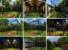 Baseballová pálkařská klec na zahradě: Inspirace pro domácí trénink
