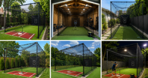 Baseballová pálkařská klec na zahradě: Inspirace pro domácí trénink