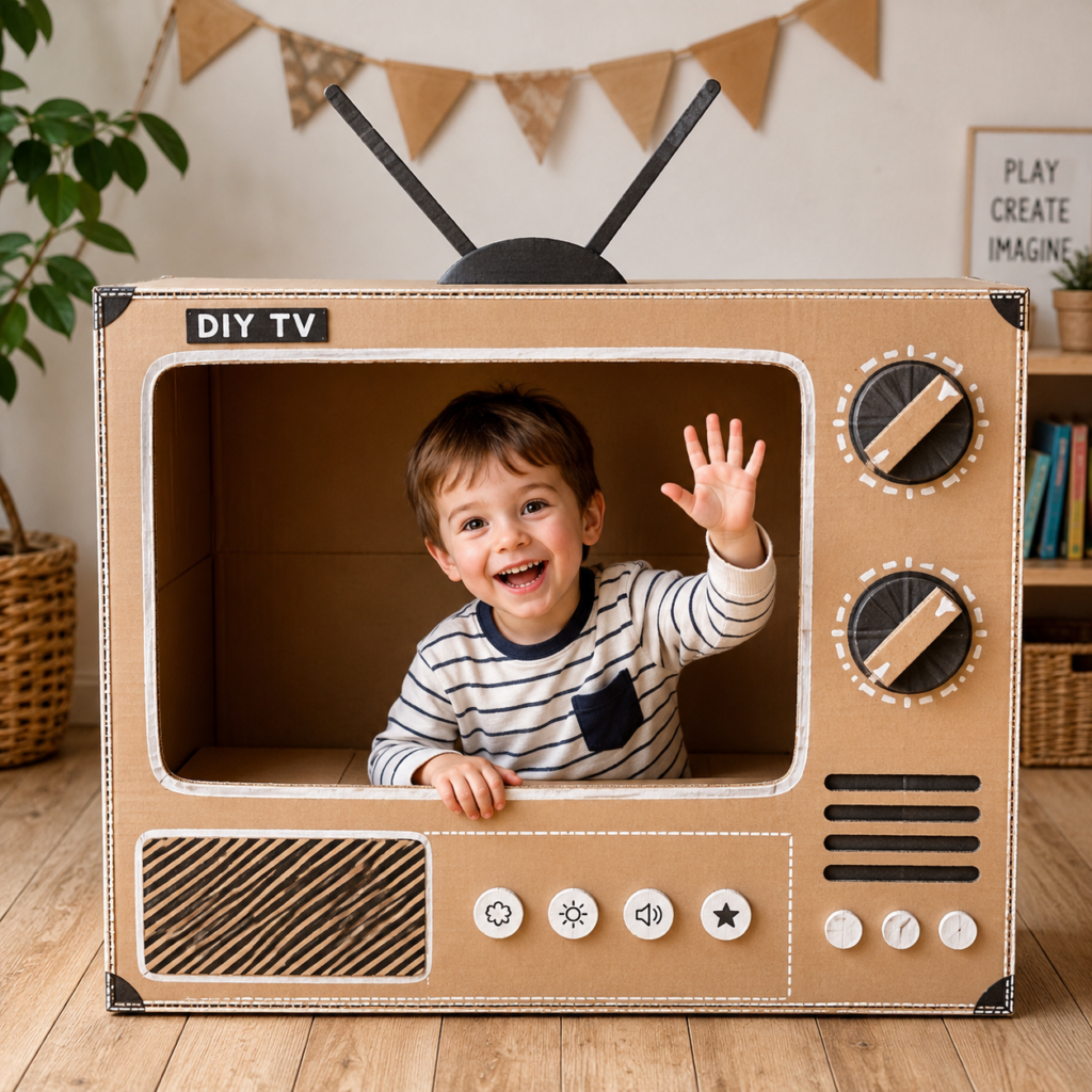Tvoření z kartonu s dětmi: inspirace na krásné DIY nápady