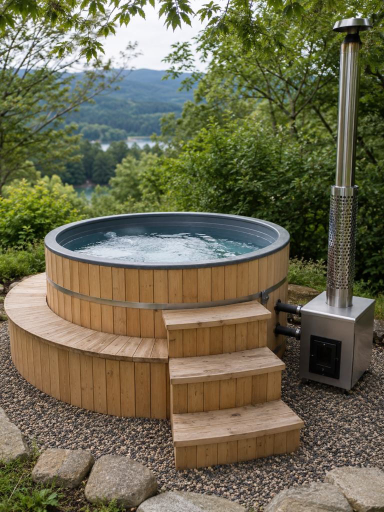 Domácí wellness na zahradě: koupací sud i vířivka
