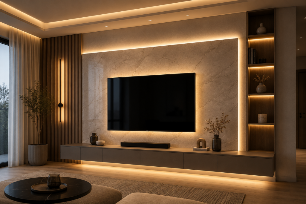 Designové osvětlení interiéru: Inspirace pro moderní obývací pokoj