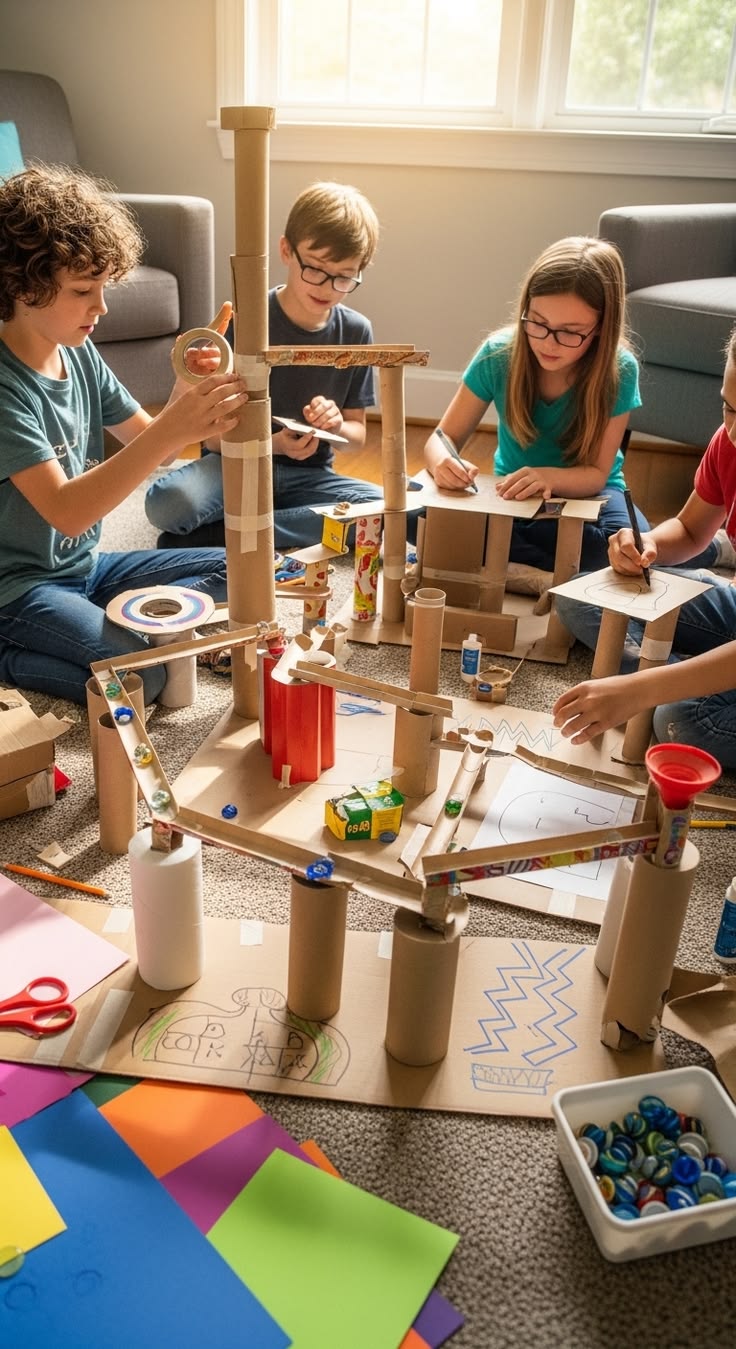 Tvoření z kartonu s dětmi: inspirace na krásné DIY nápady