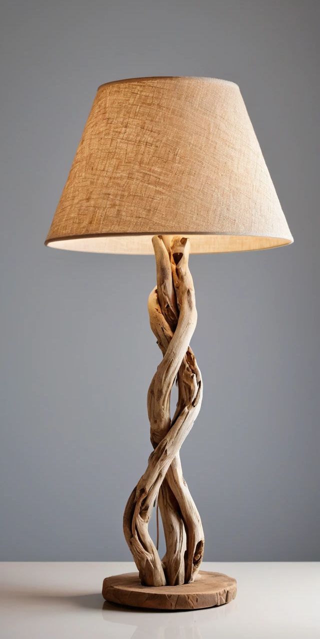 Lampy z naplaveného dřeva: originální osvětlení inspirované přírodou