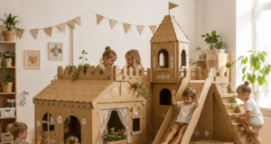 Tvoření z kartonu s dětmi: inspirace na krásné DIY nápady