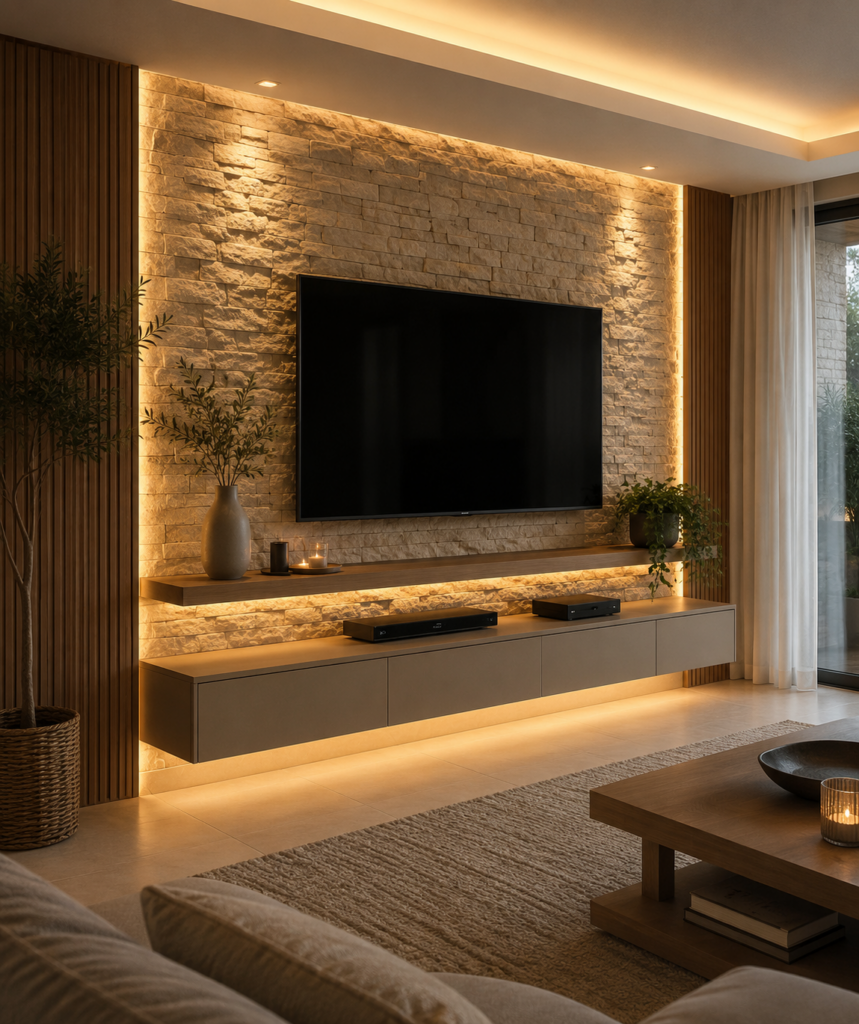 Designové osvětlení interiéru: Inspirace pro moderní obývací pokoj