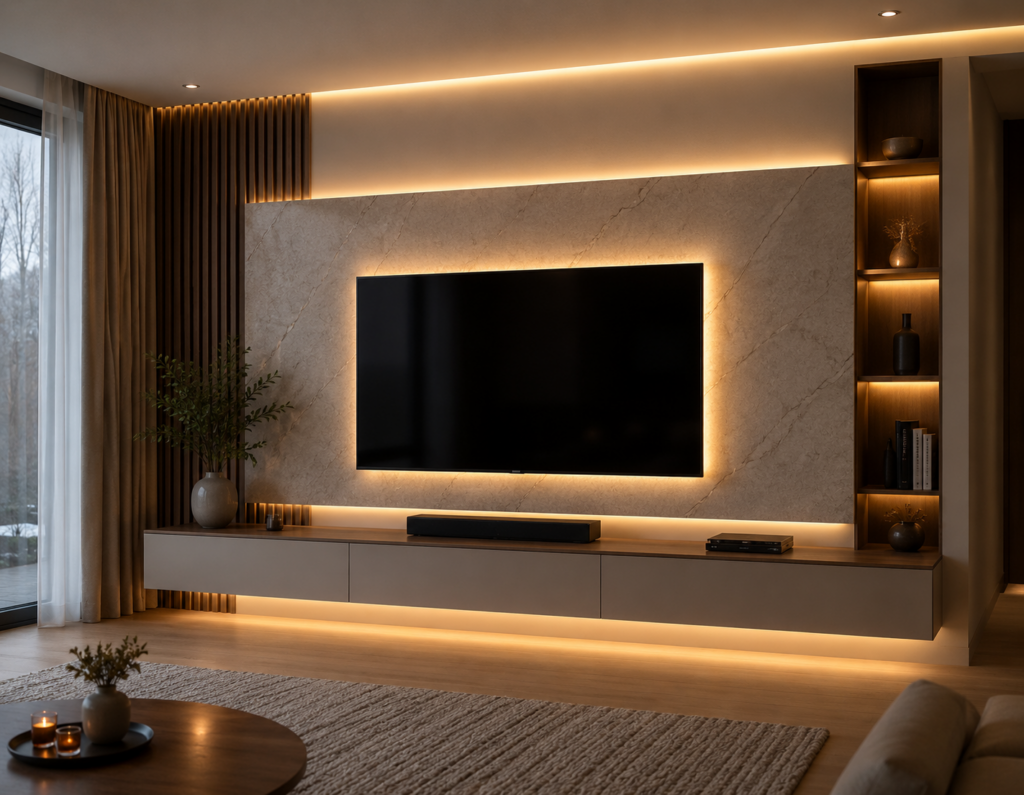 Designové osvětlení interiéru: Inspirace pro moderní obývací pokoj