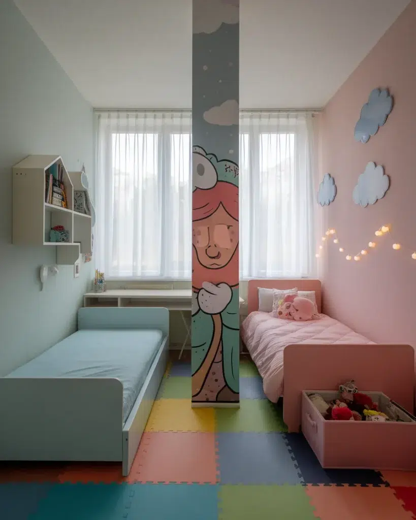 15+ nápadů na dětský pokoj pro sourozence, který baví, šetří místo a skvěle vypadá