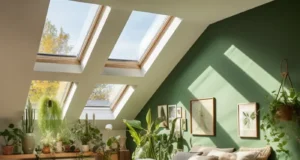 Zelená ložnice v podkroví: Krásné inspirace pro stylové bydlení