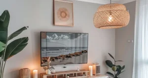 Nadčasový boho-chic obývák v jemných přírodních tónech