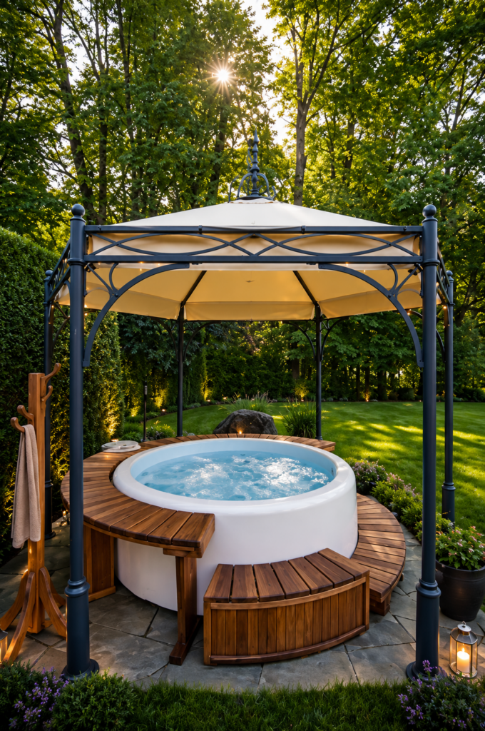 Domácí wellness na zahradě: koupací sud i vířivka