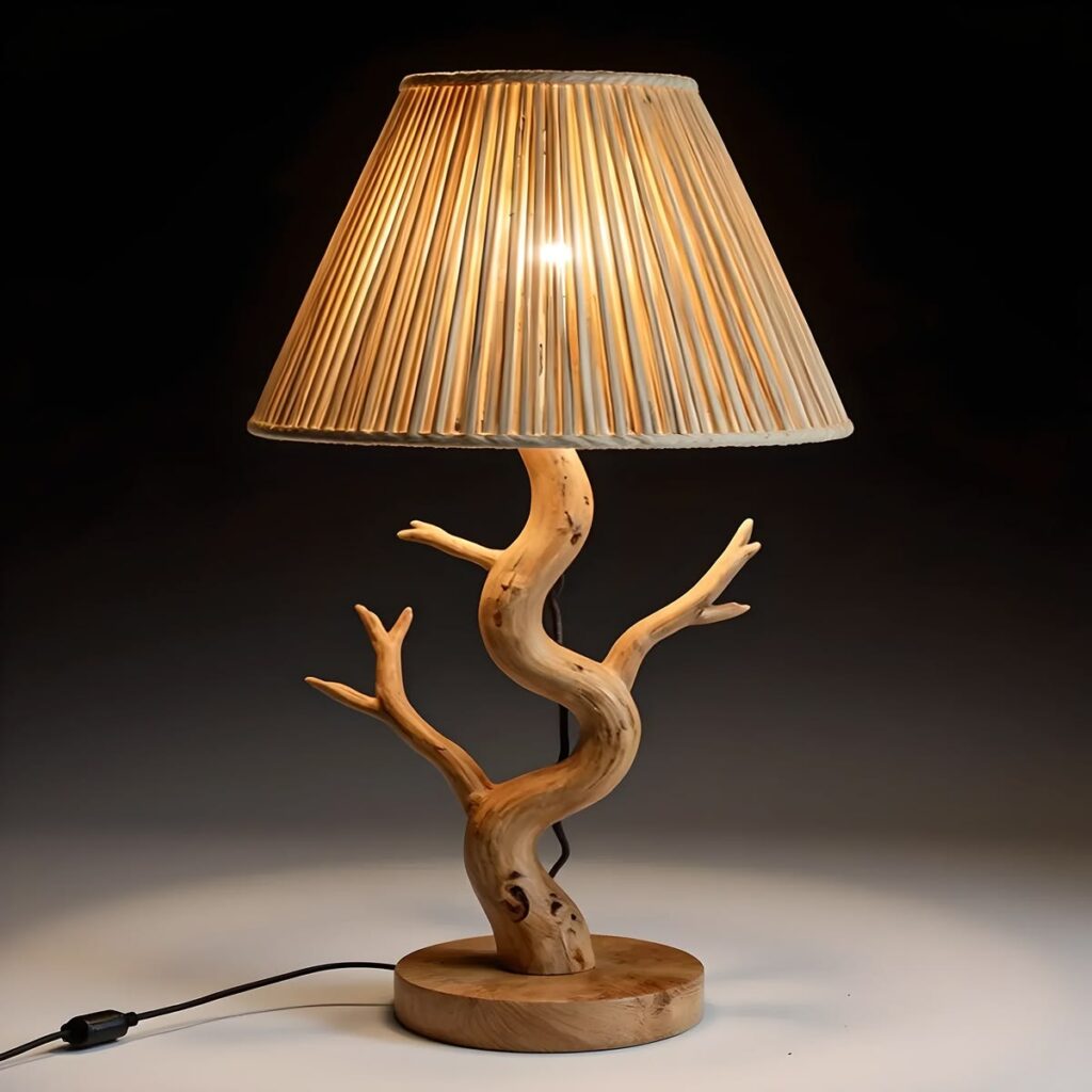 Lampy z naplaveného dřeva: originální osvětlení inspirované přírodou
