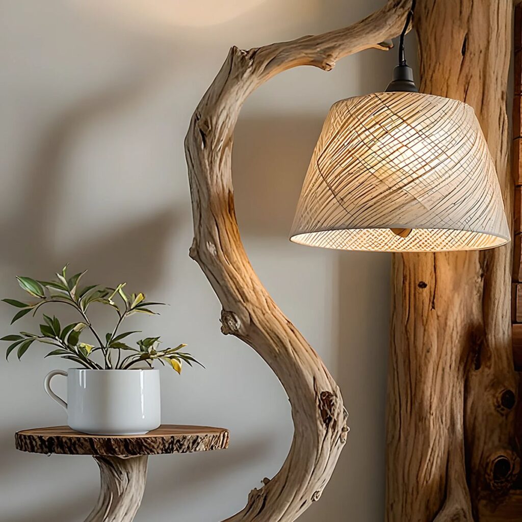 Lampy z naplaveného dřeva: originální osvětlení inspirované přírodou