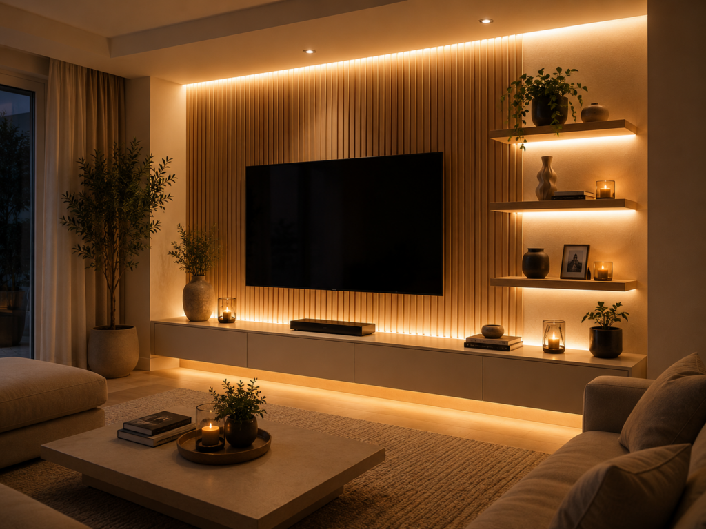 Designové osvětlení interiéru: Inspirace pro moderní obývací pokoj