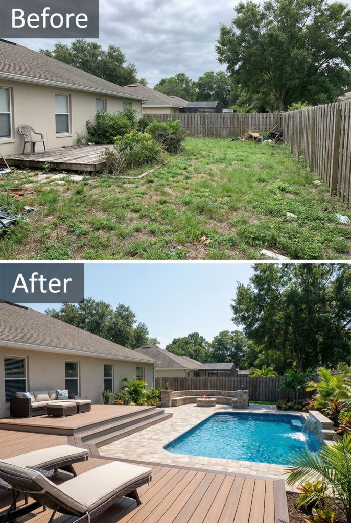 Neuvěřitelné proměny zahrad: PŘED a PO – z obyčejného dvorku na oázu