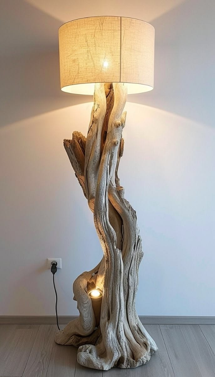 Lampy z naplaveného dřeva: originální osvětlení inspirované přírodou