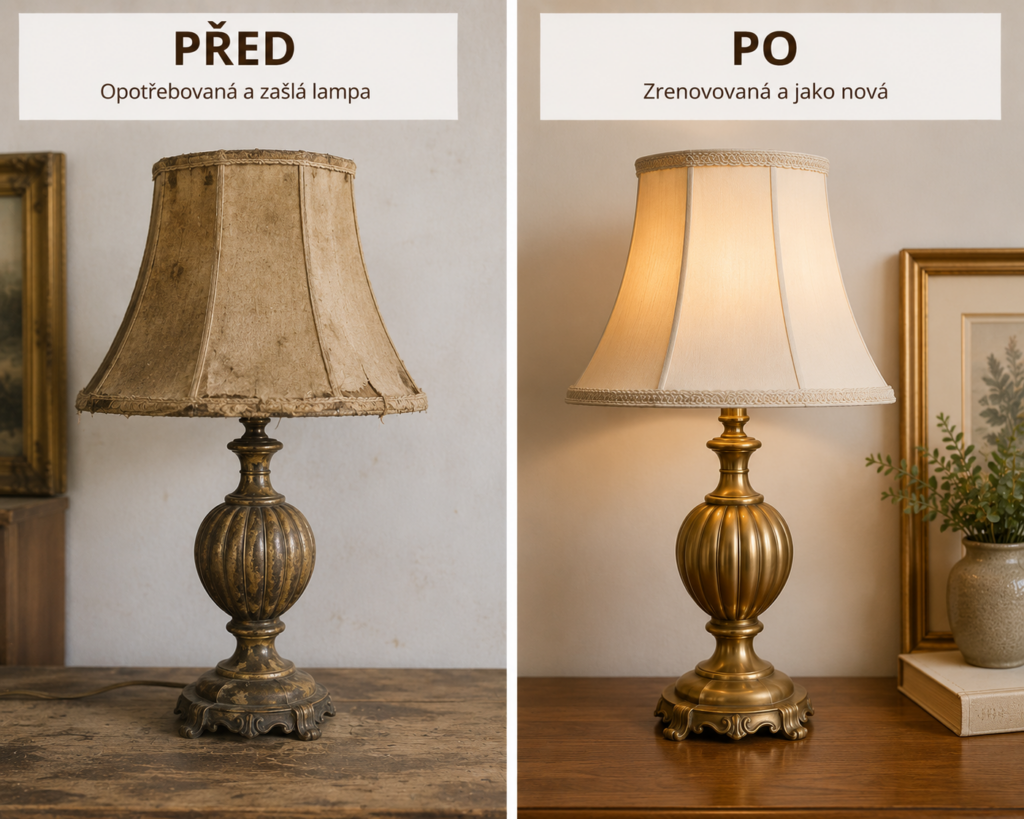 PŘED a PO: renovace starého nábytku, který opět září krásou