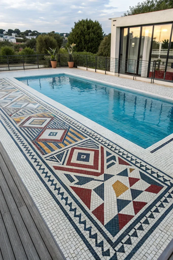 20 inspirativních nápadů na mozaiku do bazénu, které promění vaši zahradu v luxusní oázu