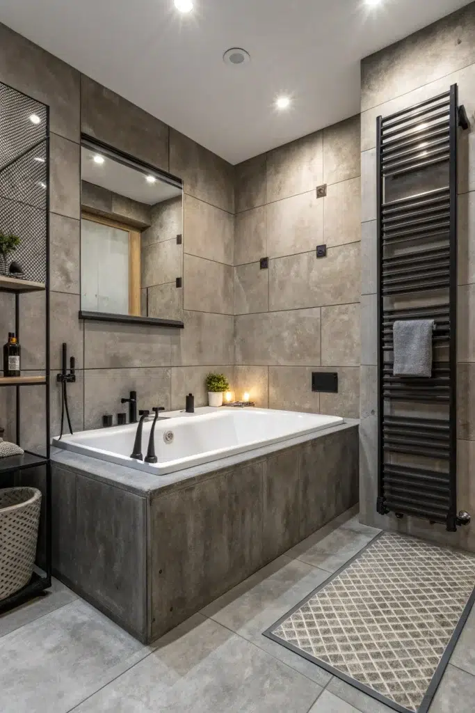 Stylové obklady kolem vířivky a vany: inspirace pro luxusní koupelnu