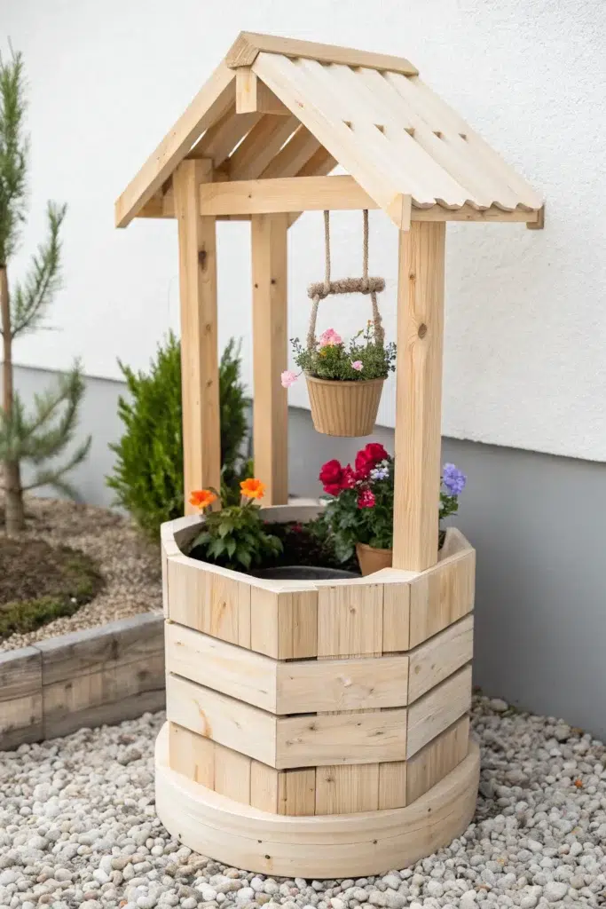 Kreativní DIY nápady na zahradní studnu, které zkrášlí každou zahradu.