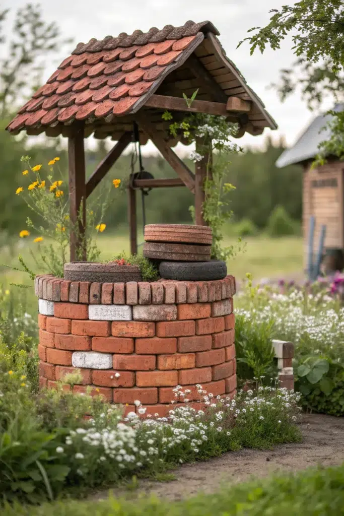 Kreativní DIY nápady na zahradní studnu, které zkrášlí každou zahradu.