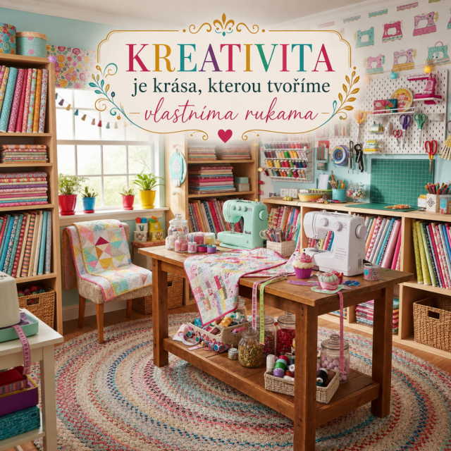 Koutek plný kreativních nápadů a inspirace pro vaše tvoření