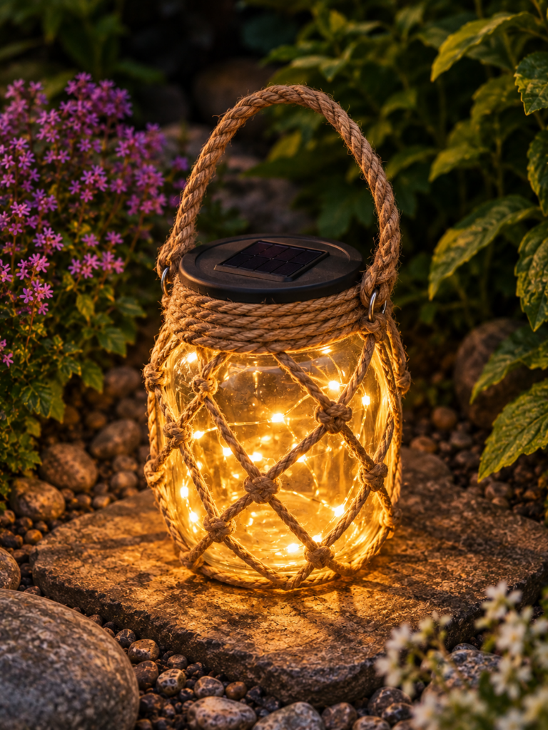 DIY zahradní lampy: kouzelné nápady z různých materiálů