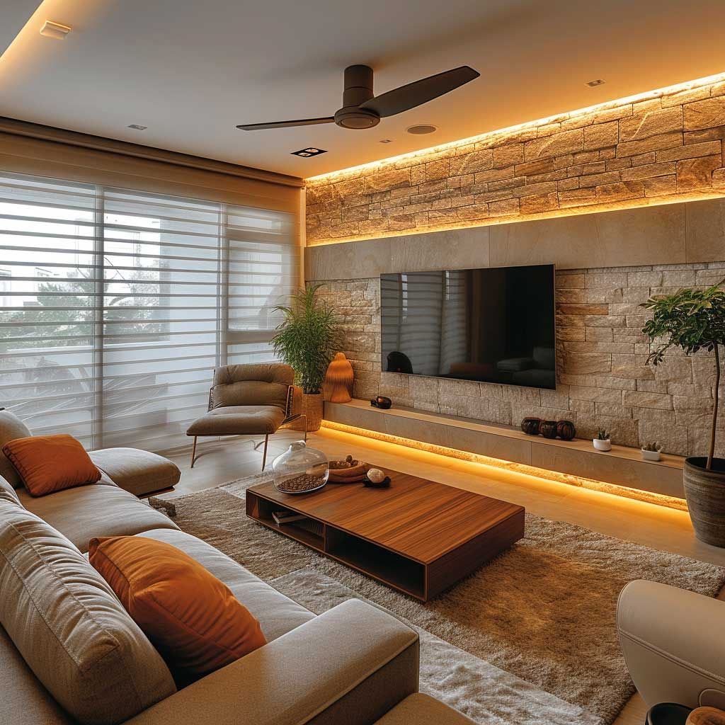 Designové osvětlení interiéru: Inspirace pro moderní obývací pokoj