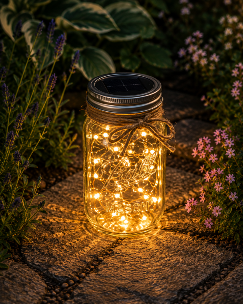 DIY zahradní lampy: kouzelné nápady z různých materiálů