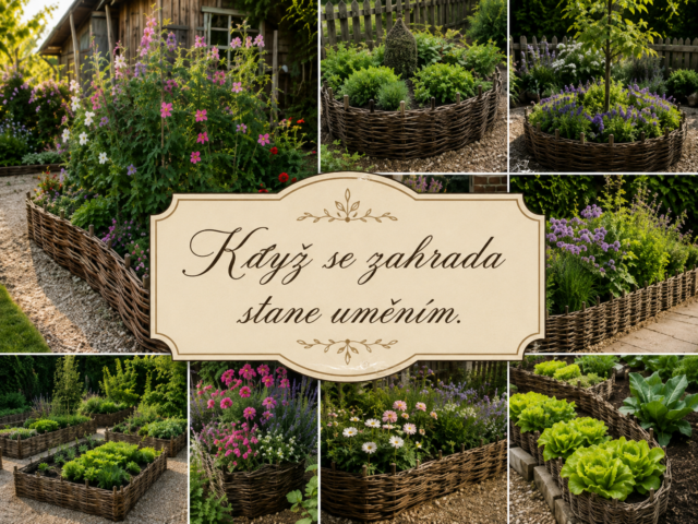 DIY proutěné obruby záhonů: přírodní krása pro každou zahradu
