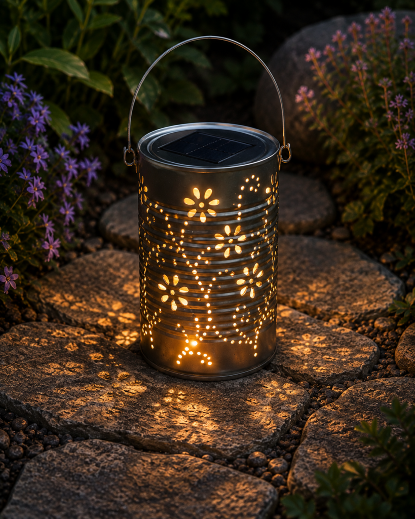 DIY zahradní lampy: kouzelné nápady z různých materiálů