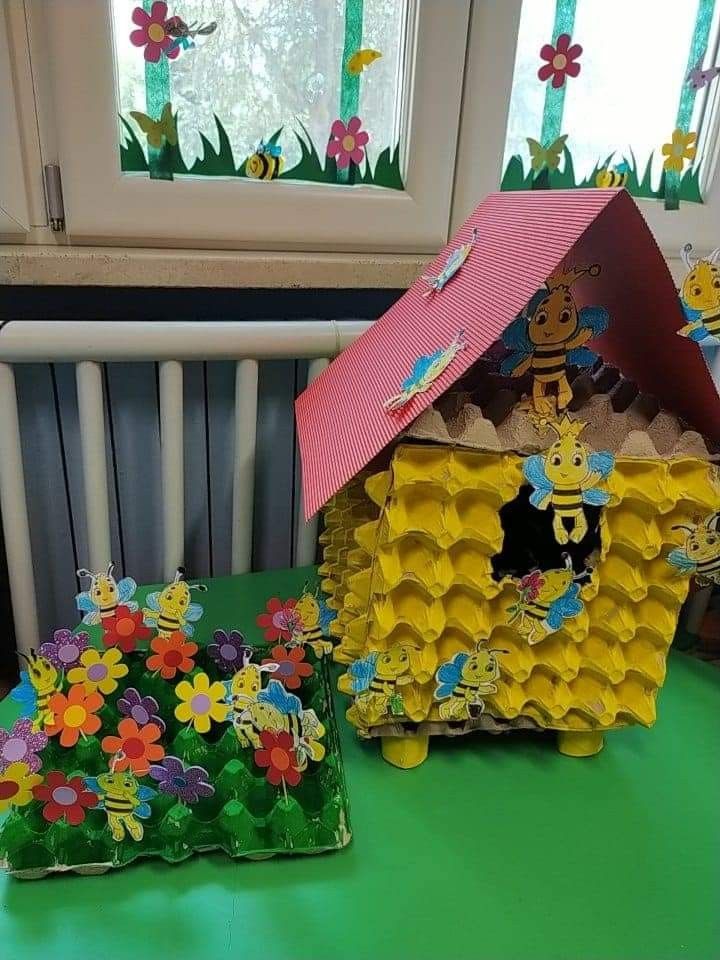 Včelí tvoření z kartonů: inspirace, která nadchne děti i školky