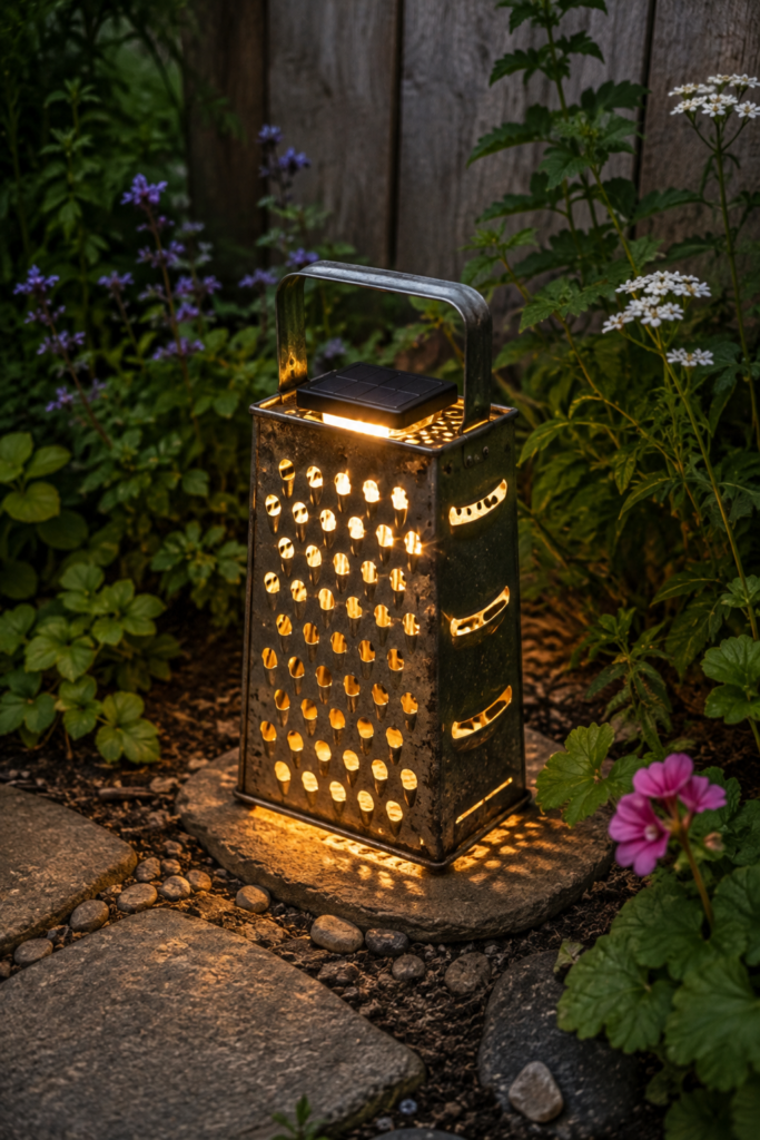 DIY zahradní lampy: kouzelné nápady z různých materiálů