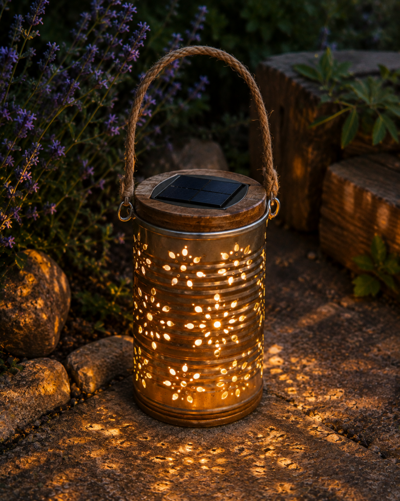 DIY zahradní lampy: kouzelné nápady z různých materiálů