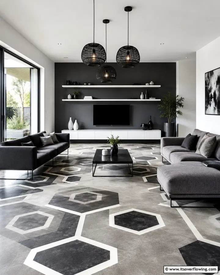 Když beton zdobí interiér: inspirace na originální podlahy