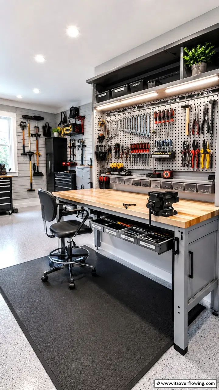 Stylová garážová dílna: inspirace pro dokonale organizovaný prostor