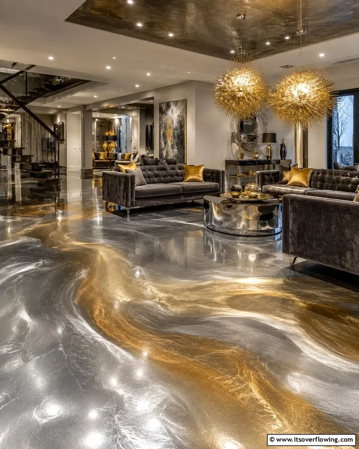 Když beton zdobí interiér: inspirace na originální podlahy