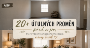 20+ útulných proměn PŘED a PO, které vdechly chladným interiérům nový život