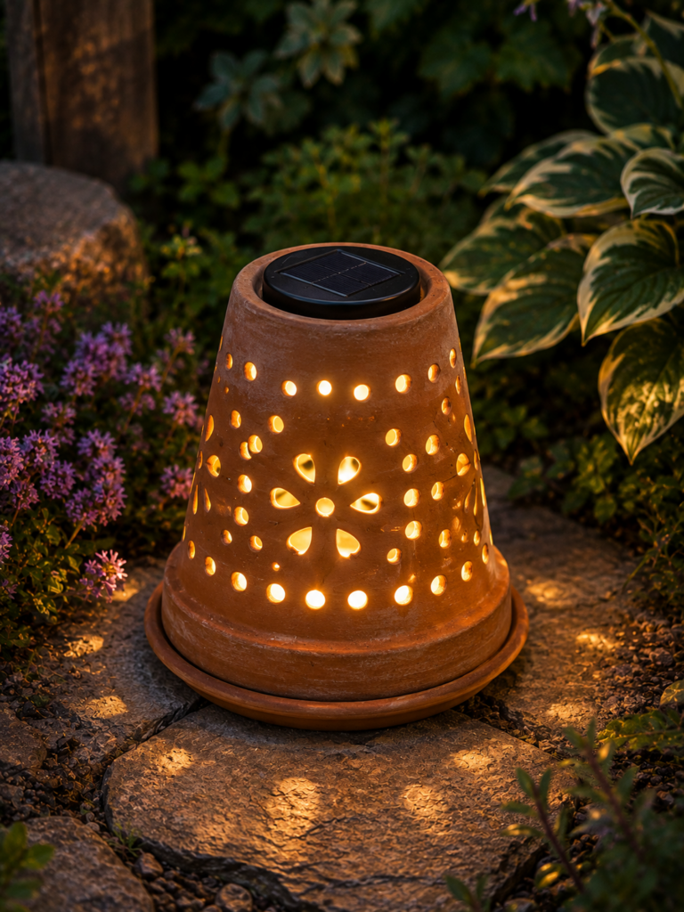 DIY zahradní lampy: kouzelné nápady z různých materiálů