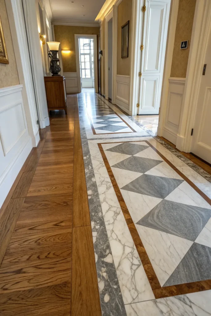 Netradiční spojení podlah: designový detail, který nepřehlédnete