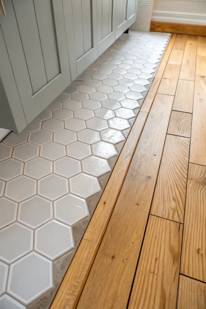 Netradiční spojení podlah: designový detail, který nepřehlédnete