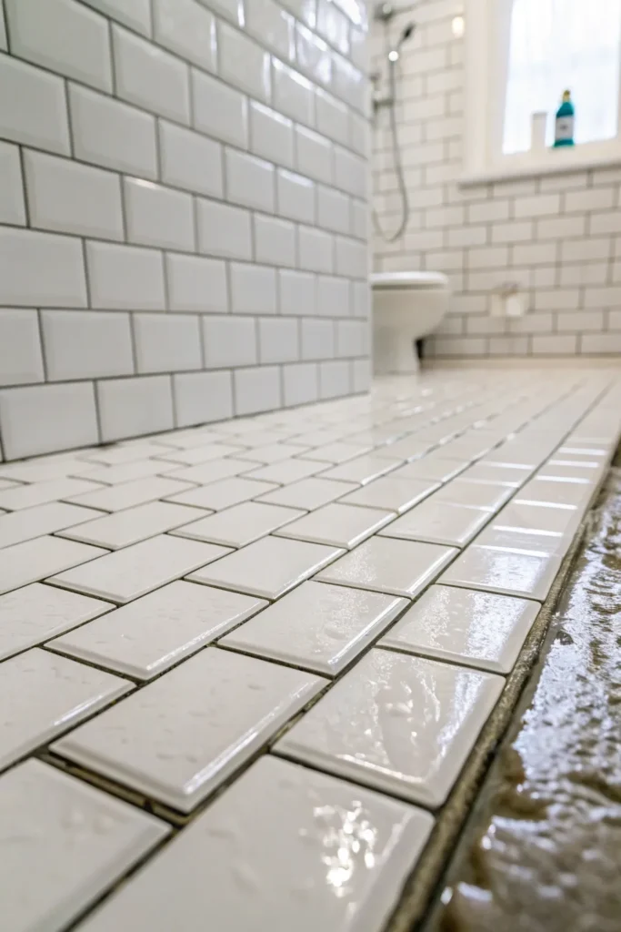 Inspirace pro moderní sprchu: dlažba, která spojuje design a praktičnost