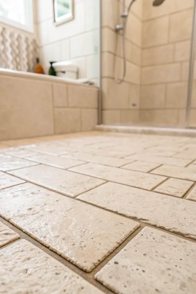 Inspirace pro moderní sprchu: dlažba, která spojuje design a praktičnost