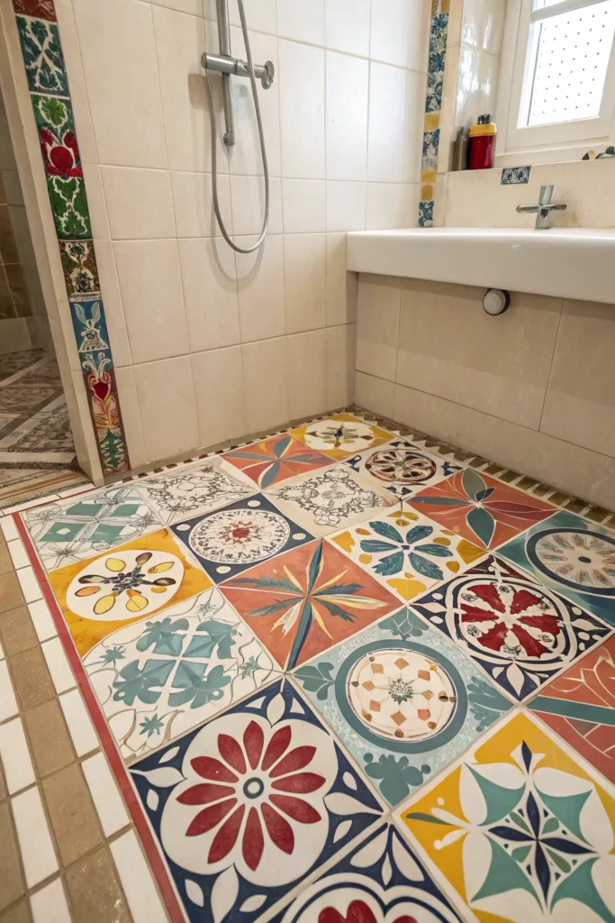 Inspirace pro moderní sprchu: dlažba, která spojuje design a praktičnost