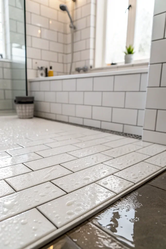 Inspirace pro moderní sprchu: dlažba, která spojuje design a praktičnost