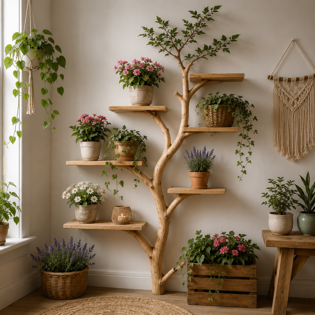 Když příroda vstoupí do interiéru: originální DIY inspirace ze dřeva